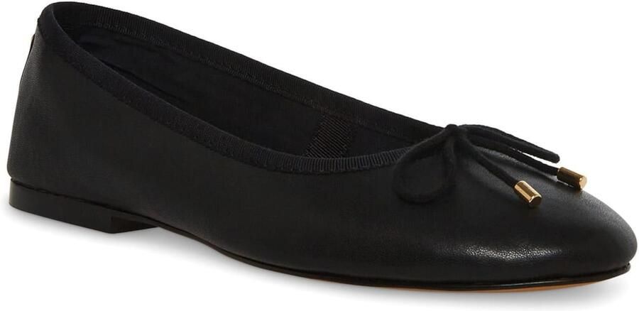 STEVE MADDEN Mocassins 'Bellami Black Leather Sheep Nappa Loafer Shoes' zwart