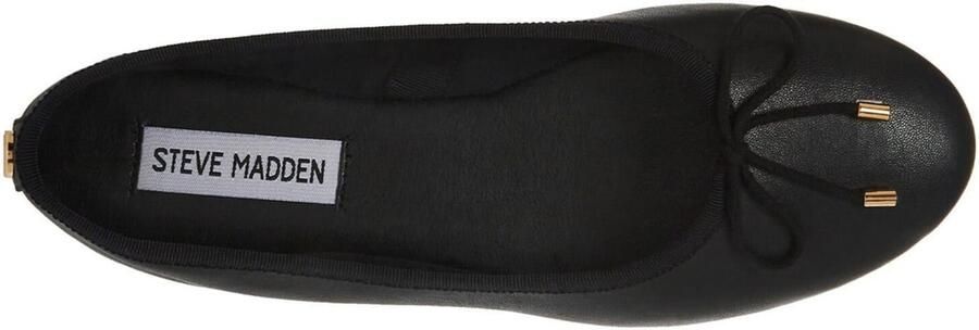 STEVE MADDEN Mocassins 'Bellami Black Leather Sheep Nappa Loafer Shoes' zwart - Foto 5