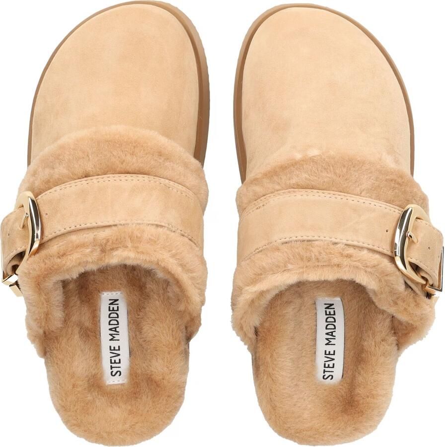 STEVE MADDEN Muiltjes 'Cozy Up' camel - Foto 3