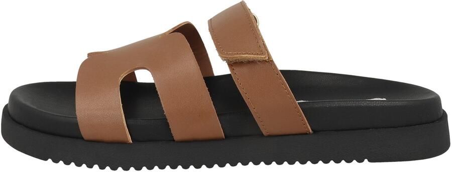 Steve Madden Leren slippers met klittenband model 'MISSILE'