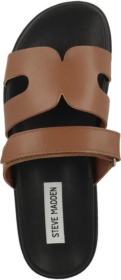 Steve Madden Leren slippers met klittenband model 'MISSILE' - Foto 3
