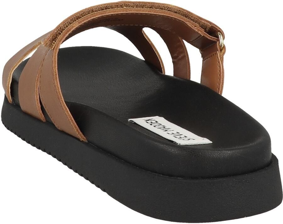 Steve Madden Leren slippers met klittenband model 'MISSILE' - Foto 5