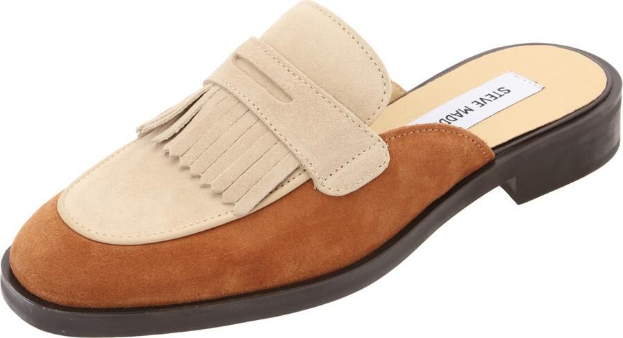 STEVE MADDEN Muiltjes 'Nanette' beige cognac