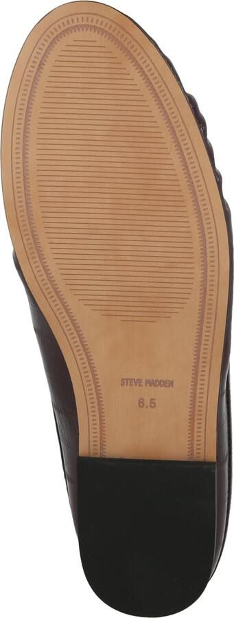 Steve Madden Rafe imitatieleren slippers bordeaux - Foto 6