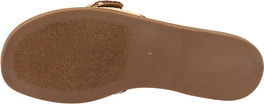 Steve Madden Seabreeze slippers met siergesp ecru bruin - Foto 5