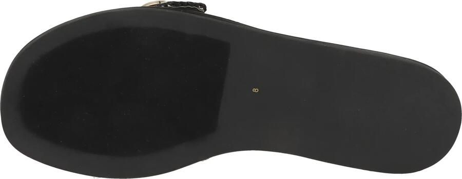 Steve Madden Seabreeze slippers met siergesp ecru zwart - Foto 4