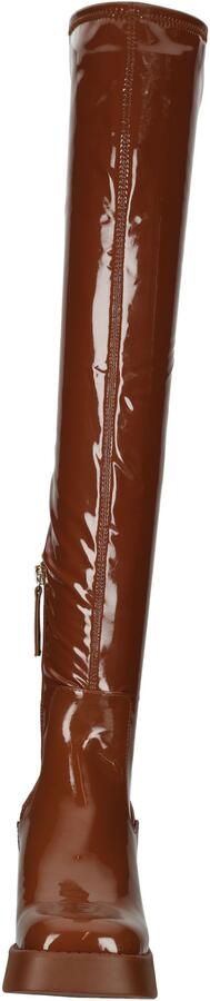STEVE MADDEN Overknee laarzen kastanjebruin - Foto 3