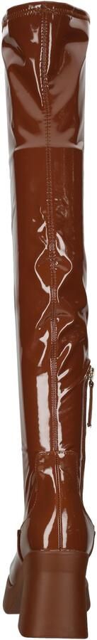 STEVE MADDEN Overknee laarzen kastanjebruin - Foto 4