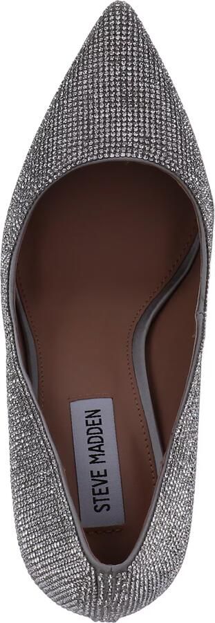 Steve Madden Lillie Rhinestone dames pump Zilver - Foto 13