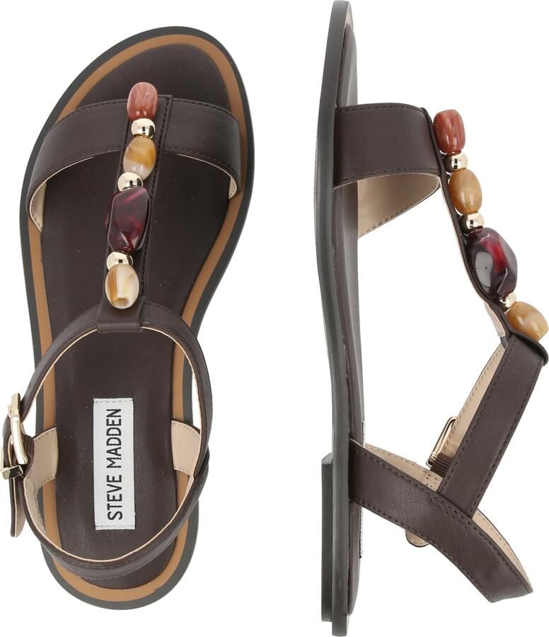 STEVE MADDEN Sandaal 'Carpertina-B' donkerbruin safraan kreeft bourgogne - Foto 2