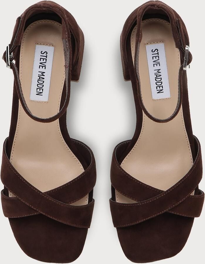 STEVE MADDEN Sandaal 'Fergie' chocoladebruin - Foto 4