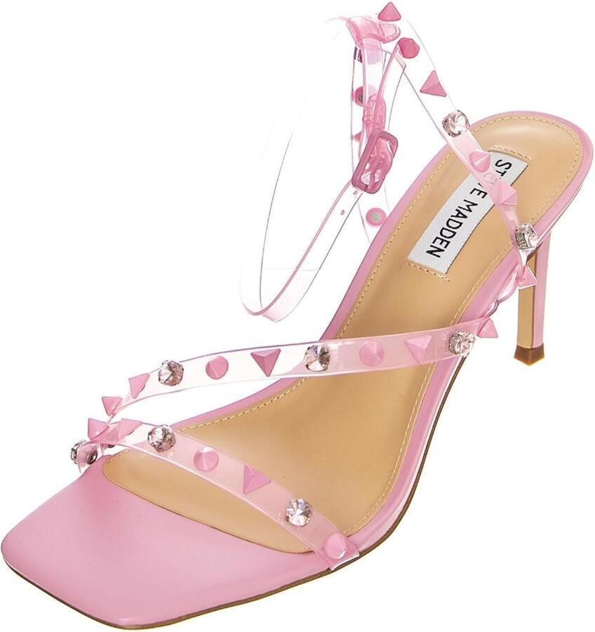 STEVE MADDEN Sandaal 'Womens Glitzed Pink Candy Sandals' rosa