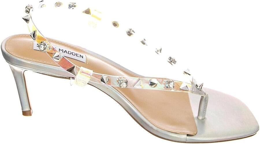 STEVE MADDEN Sandaal 'Womens Zazzy-S Sil Iridescent Sandals' zilver - Foto 3