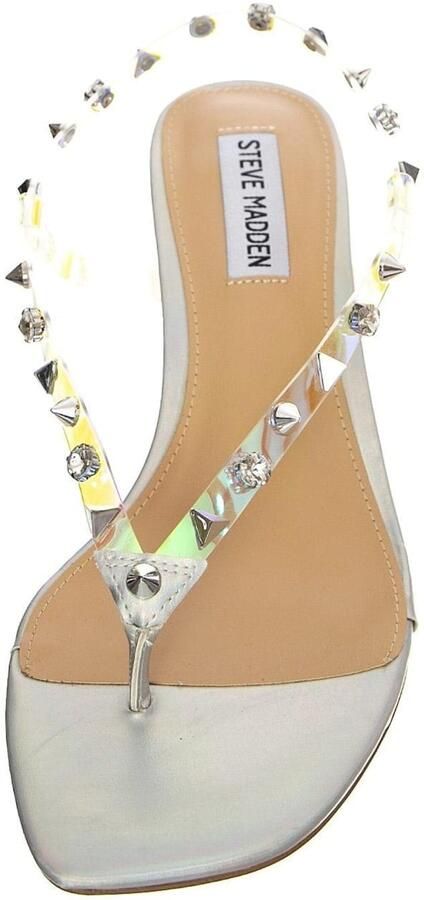 STEVE MADDEN Sandaal 'Womens Zazzy-S Sil Iridescent Sandals' zilver - Foto 5
