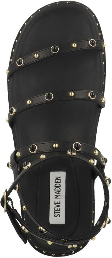 STEVE MADDEN Sandalen met riem 'Stormie' goud zwart - Foto 3