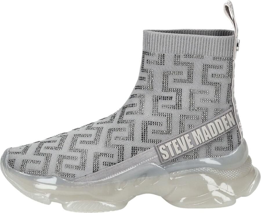 STEVE MADDEN Sneakers hoog grijs zilver - Foto 5