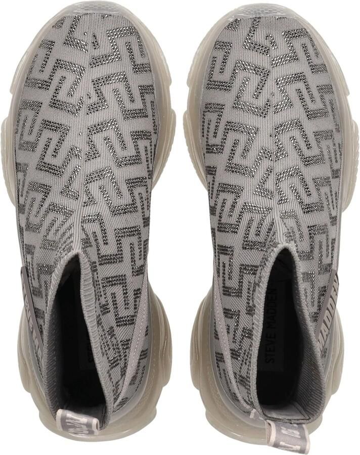 STEVE MADDEN Sneakers hoog grijs zilver - Foto 6