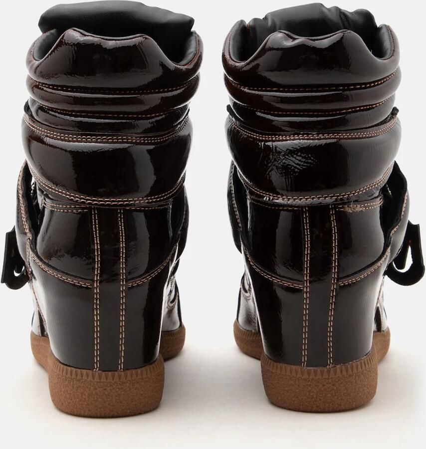 STEVE MADDEN Sneakers hoog 'Mavis' donkerbruin - Foto 2