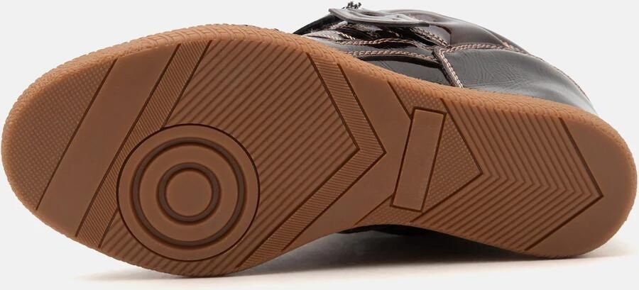 STEVE MADDEN Sneakers hoog 'Mavis' donkerbruin - Foto 4
