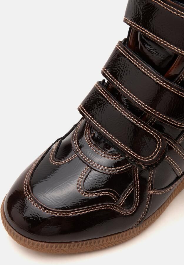 STEVE MADDEN Sneakers hoog 'Mavis' donkerbruin - Foto 7