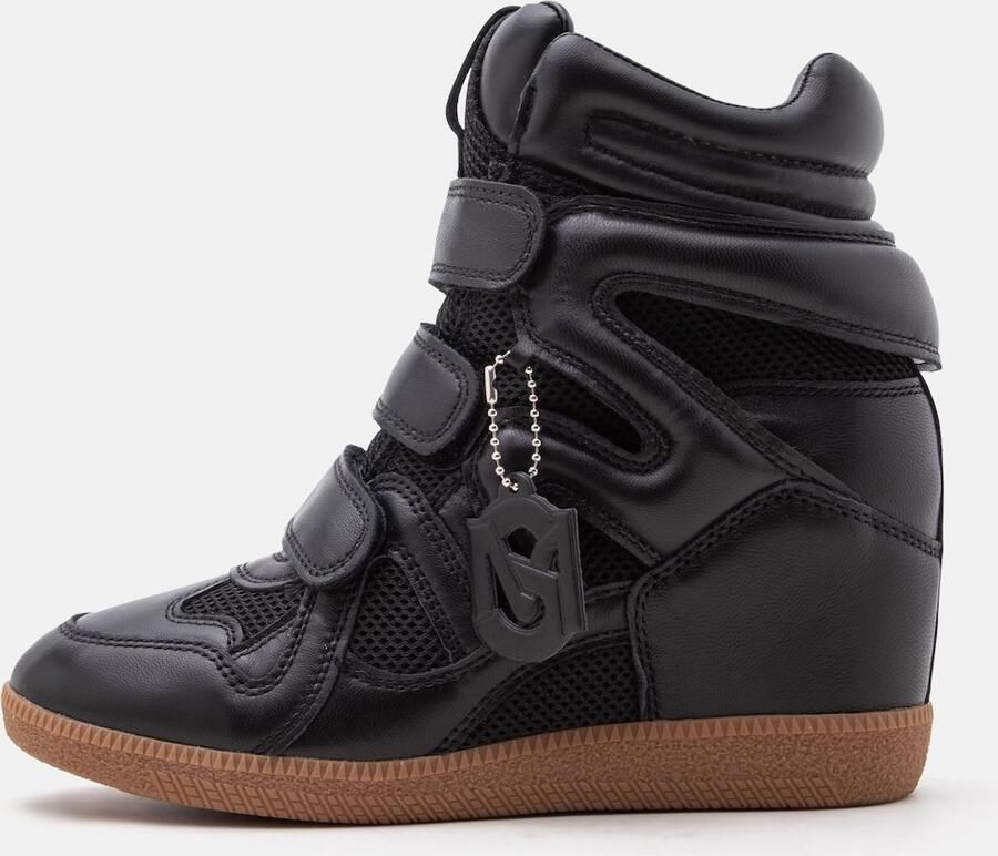 STEVE MADDEN Sneakers hoog 'Mavis' zwart