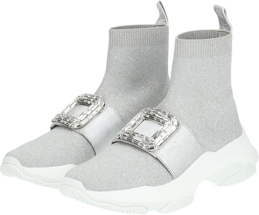STEVE MADDEN Sneakers hoog zilvergrijs zilver - Foto 4