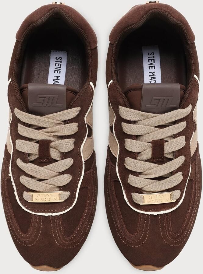 STEVE MADDEN Sneakers laag 'Abbi' crème cappuccino donkerbruin - Foto 2