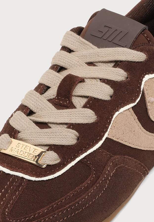STEVE MADDEN Sneakers laag 'Abbi' crème cappuccino donkerbruin - Foto 3