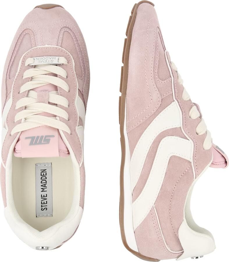 Steve Madden Abbi-SM suède sneakers lichtroze - Foto 5