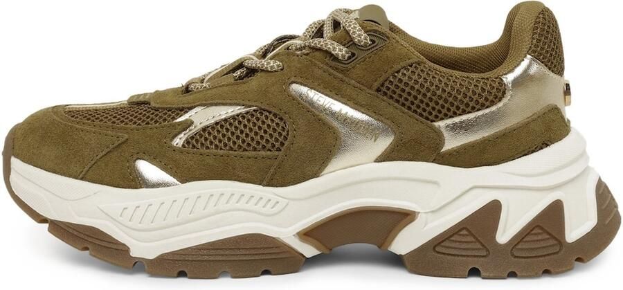 STEVE MADDEN Sneakers laag 'Ample' olijfgroen zilver - Foto 5