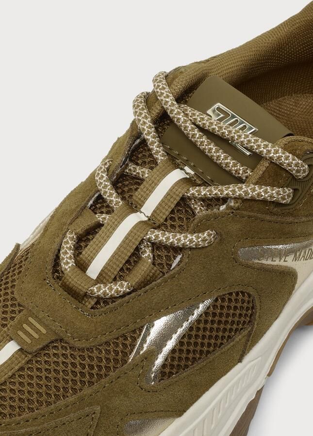 STEVE MADDEN Sneakers laag 'Ample' olijfgroen zilver - Foto 7
