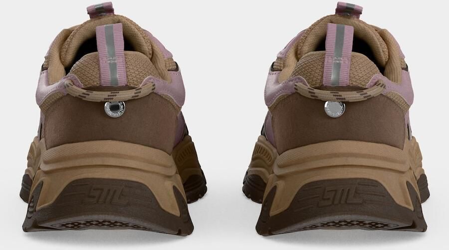 STEVE MADDEN Sneakers laag 'Animates-E' bruin brokaat zilvergrijs sering - Foto 6