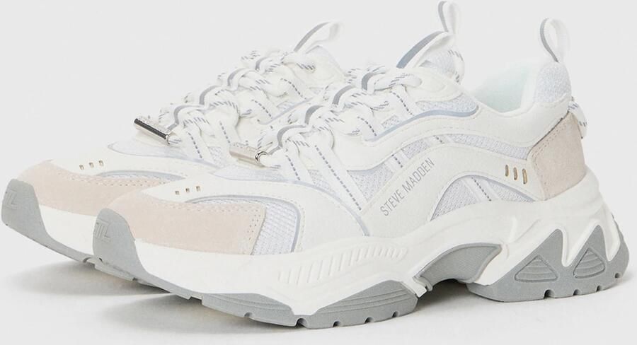 STEVE MADDEN Sneakers laag 'Animates-E' ecru grijs wit - Foto 9