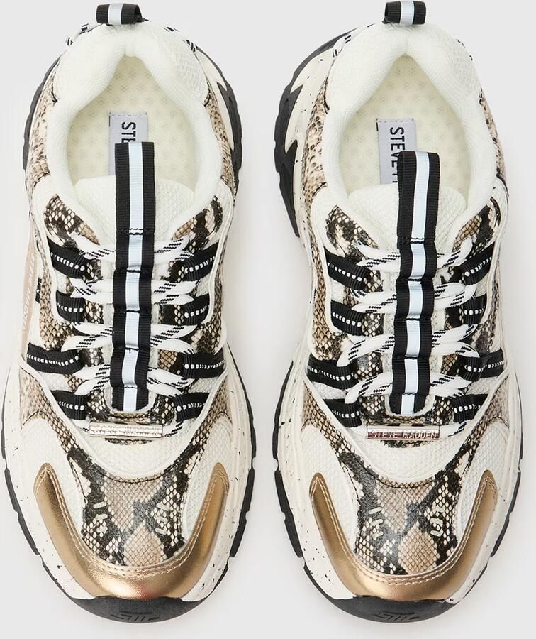 STEVE MADDEN Sneakers laag 'Animates-LE' bruin brons zwart natuurwit - Foto 3