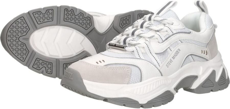 STEVE MADDEN Sneakers laag 'Animates-E' ecru grijs wit - Foto 10
