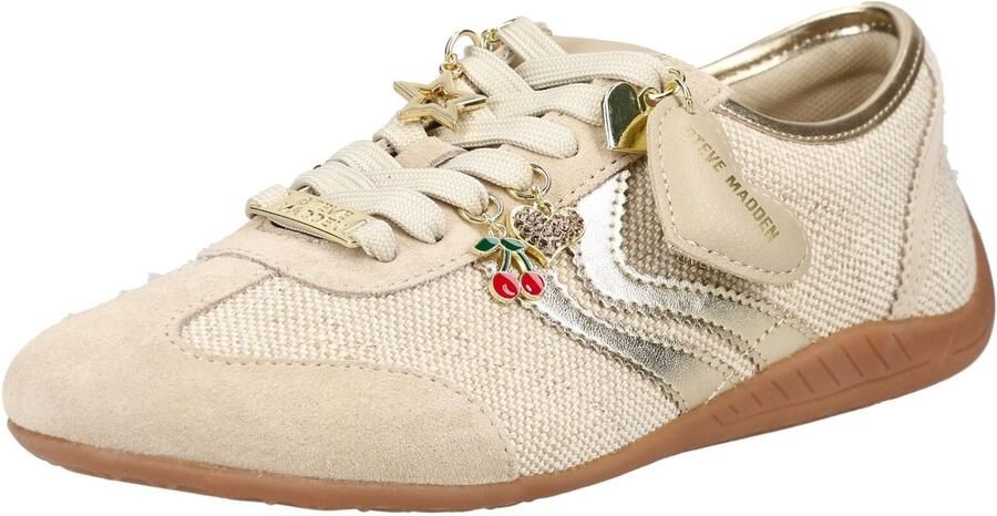 STEVE MADDEN Sneakers laag beige beige gemêleerd goud