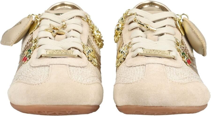 STEVE MADDEN Sneakers laag beige beige gemêleerd goud - Foto 3