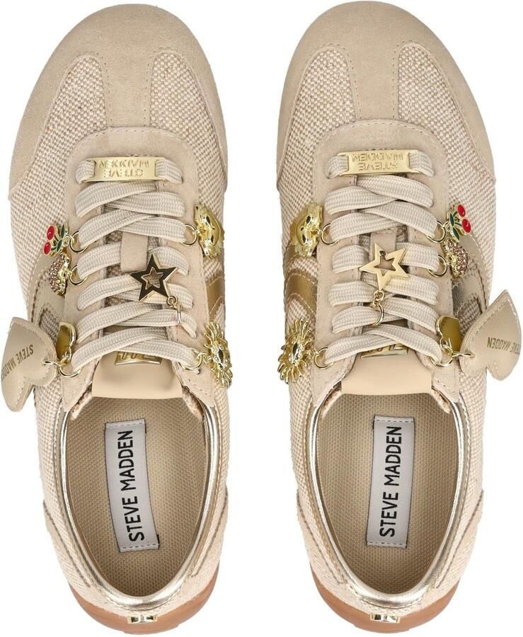 STEVE MADDEN Sneakers laag beige beige gemêleerd goud - Foto 2