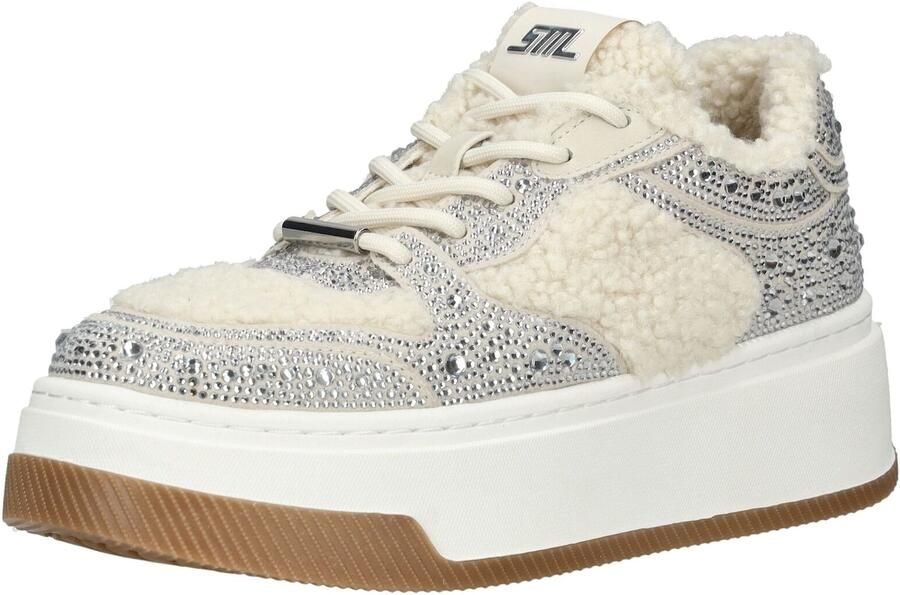 STEVE MADDEN Sneakers laag beige zilver