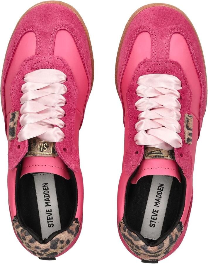 STEVE MADDEN Sneakers laag bruin pink zwart - Foto 3