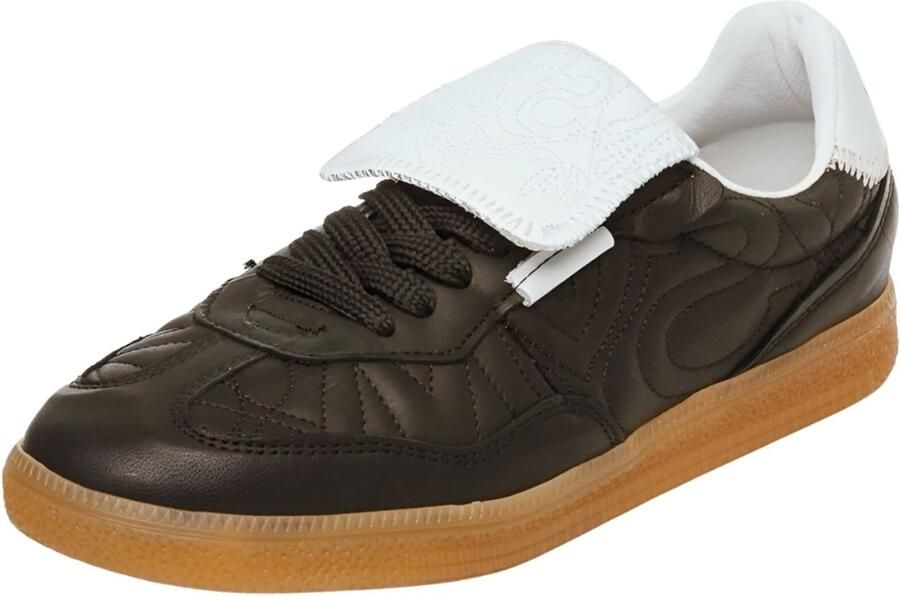 Steve Madden Emporia sneaker van leer met quilt patroon