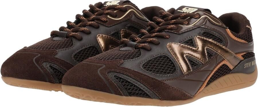 Steve Madden Dames Sneakers Bruin SM11005540 CHN Rally Time - Foto 6