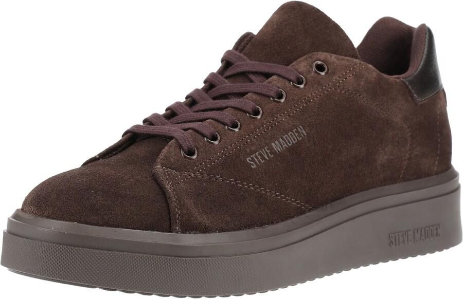 Steve Madden Sneakers van runder suède met profielzool
