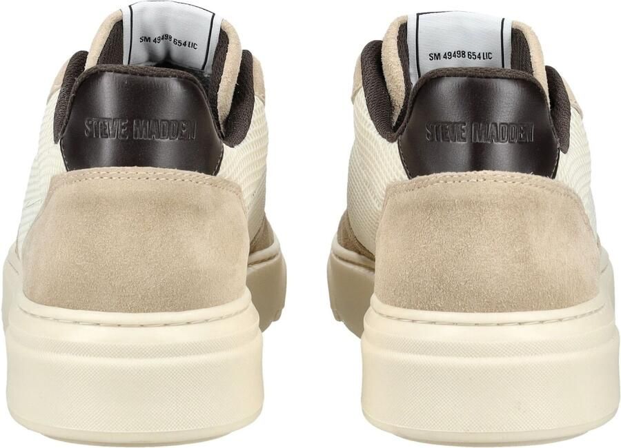 STEVE MADDEN Sneakers laag crème donkerbeige mokka - Foto 3