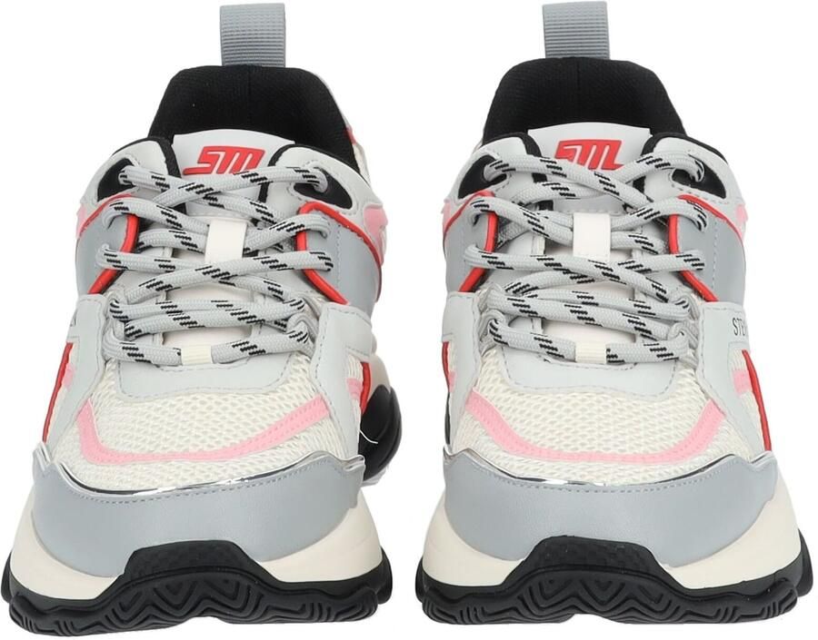 STEVE MADDEN Sneakers laag crème grijs rood - Foto 2