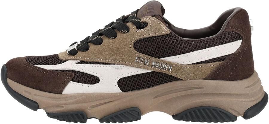 STEVE MADDEN Sneakers laag crème mokka donkerbruin - Foto 7