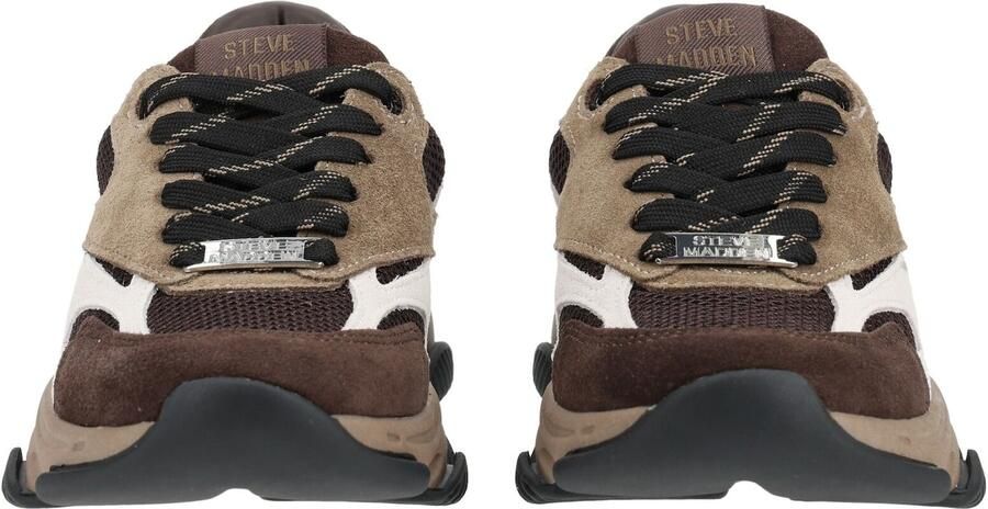 STEVE MADDEN Sneakers laag crème mokka donkerbruin - Foto 5