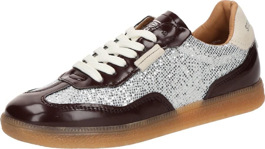 STEVE MADDEN Sneakers laag 'Emporia' champagne bourgogne zilver