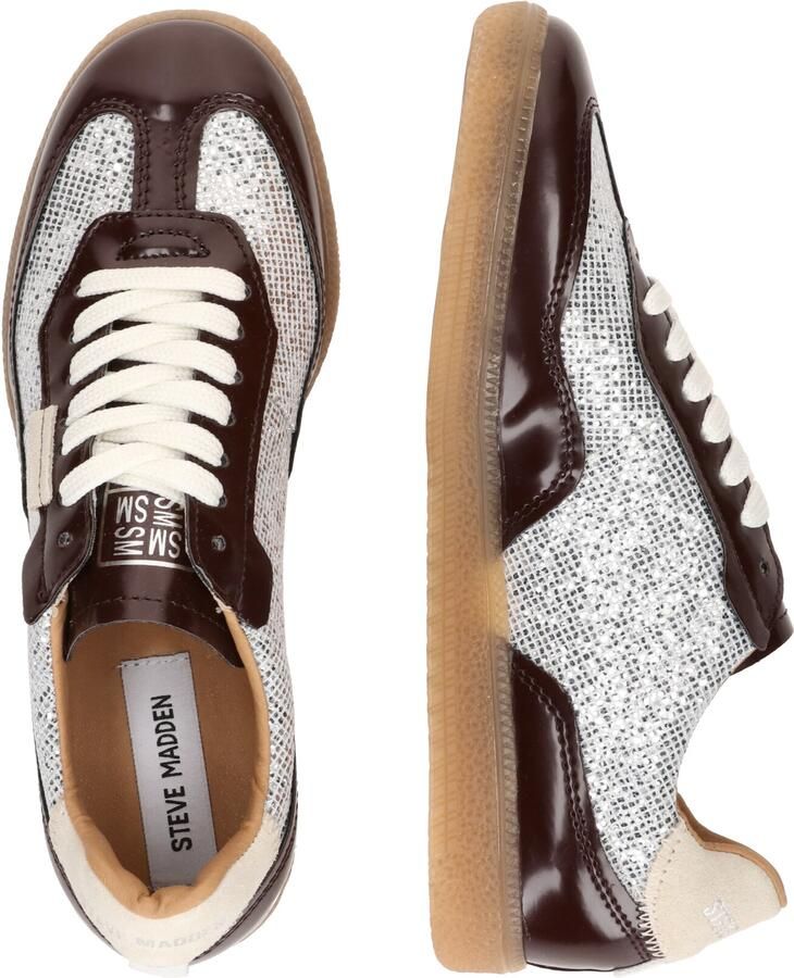 STEVE MADDEN Sneakers laag 'Emporia' champagne bourgogne zilver - Foto 2
