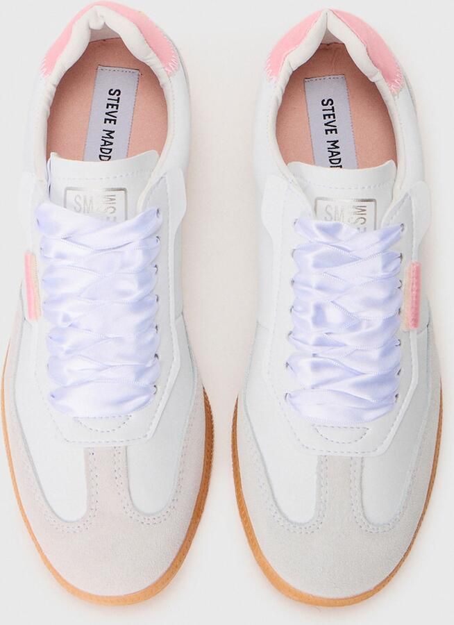 STEVE MADDEN Sneakers laag 'Emporia' lichtgrijs rosa wit - Foto 3